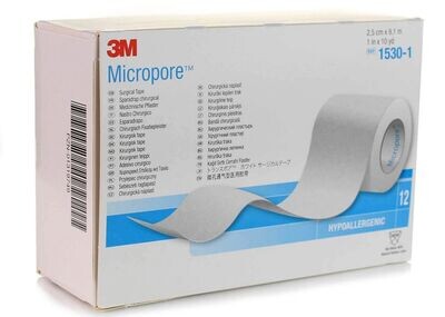 3M Micropore Surgical Tape - 2.5cm x 9.1m