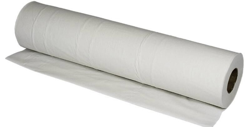 20” White Couch Rolls, 2 Ply (40m) - 9 Rolls/Case