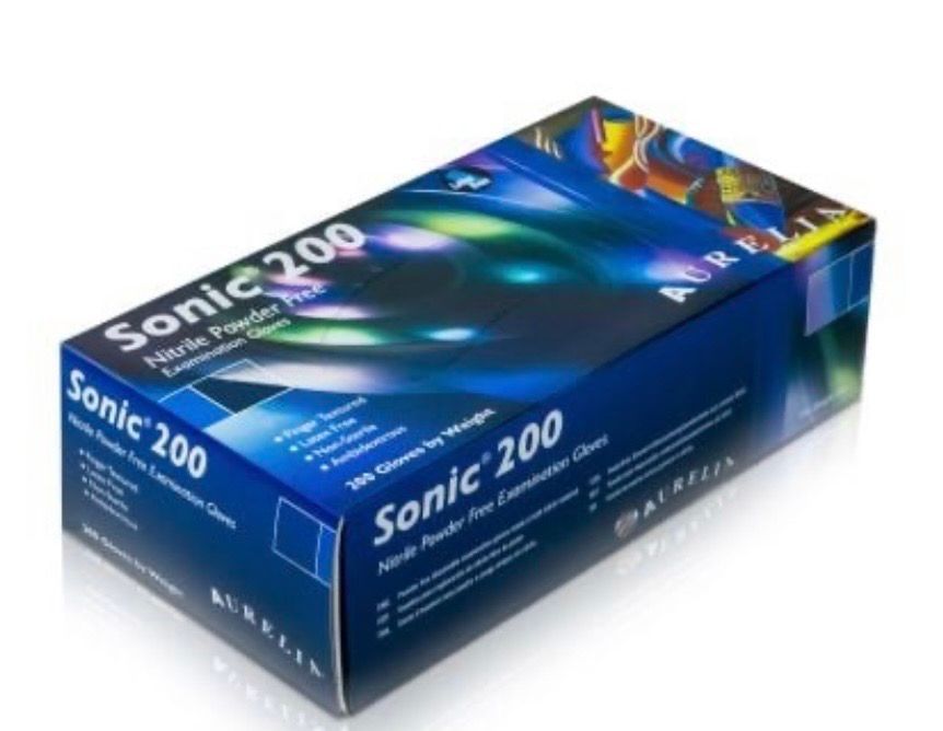 Aurelia Sonic 200 Nitrile Powder Free Examination Gloves x200