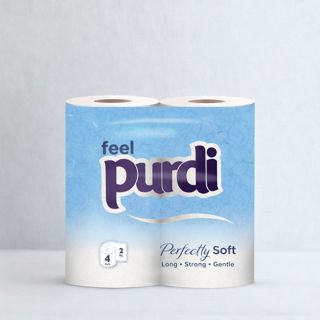 2 Ply White Toilet Paper x 40 Rolls (Case of 10 x 4)