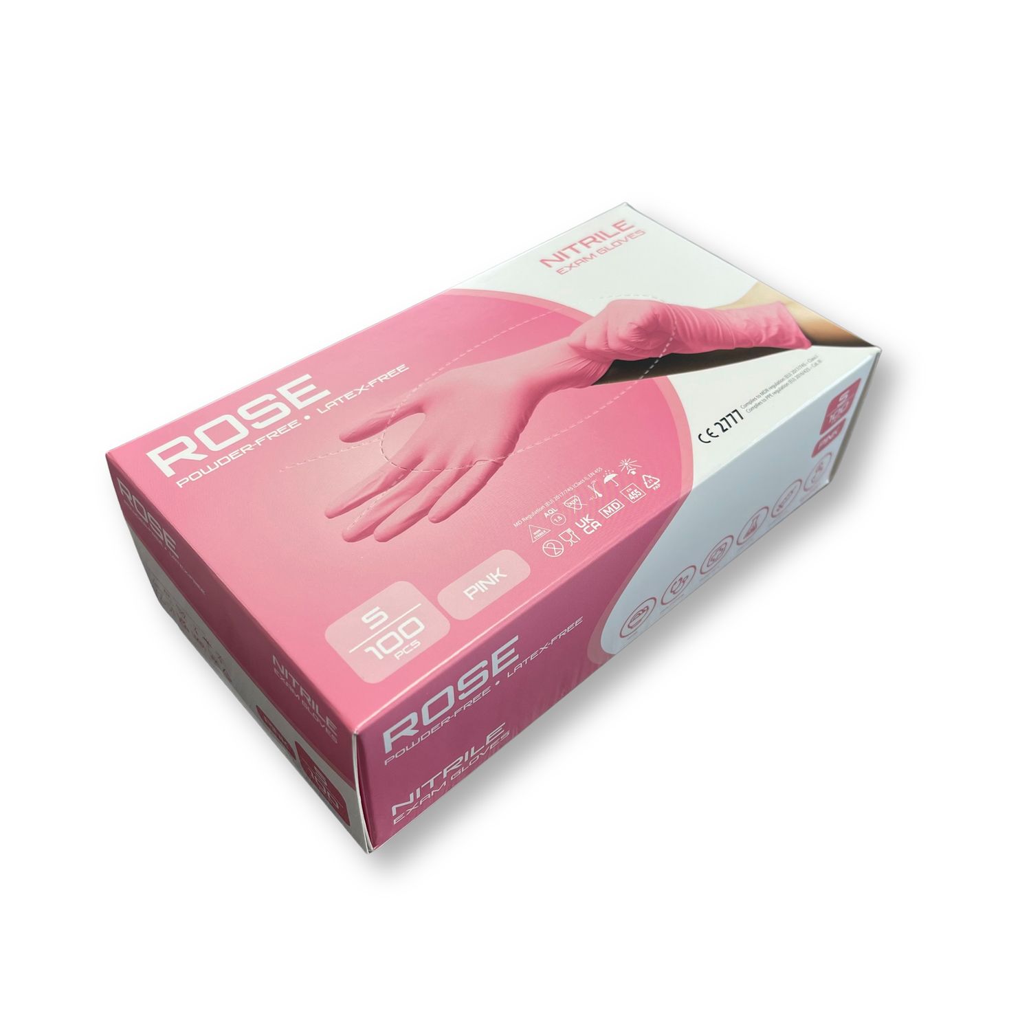 Rose Nitrile Gloves x 100 (10 Boxes) Rose Nitrile Gloves x 100 (10 Boxes)