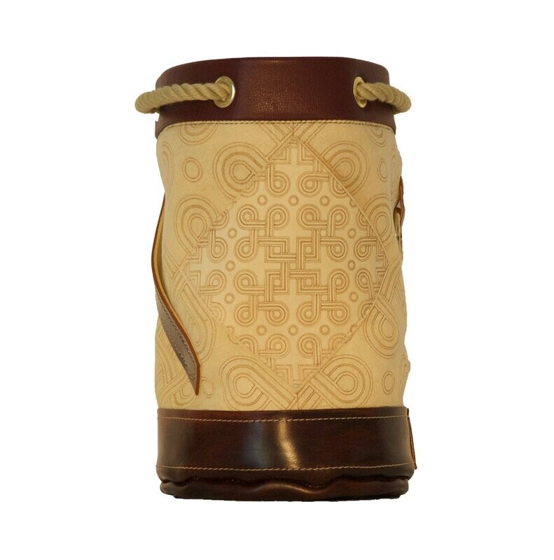 Wildledertasche City S mit Ornament