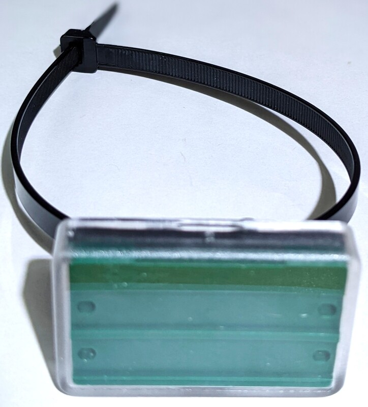 25 Stück Schilderhalter 1,40€ pro Stück GRÜN in der Größe 55mm x 35mm