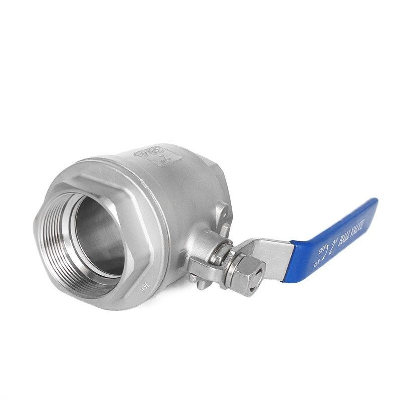 Edelstahl Kugelhahn V2A 3/4 " voller Durchgang 2-teilig PN64 Ventil Absperrhahn