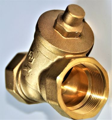 Rückschlagventil 1/2" Messing mit Edelstahlfeder