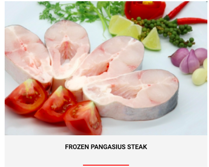 FROZEN PANGASIUS STEAK