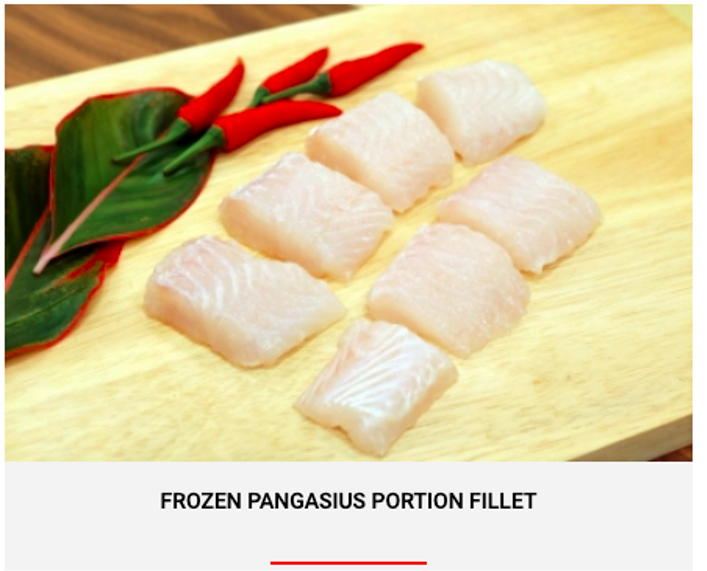 FROZEN PANGASIUS PORTION FILLET