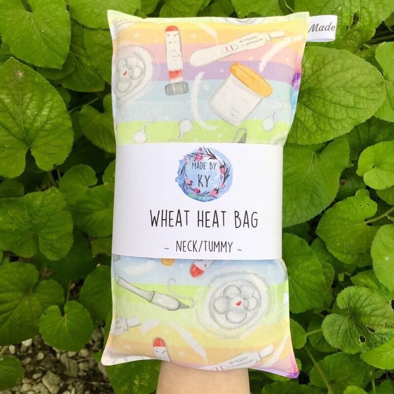 IVF Rainbow Wheat Heat Bag Regular Size