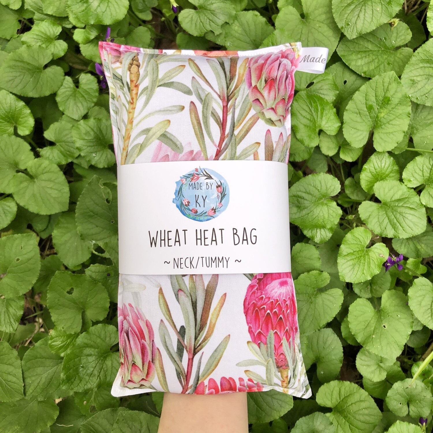 Beautiful Proteas Wheat Heat Bag Regular Size