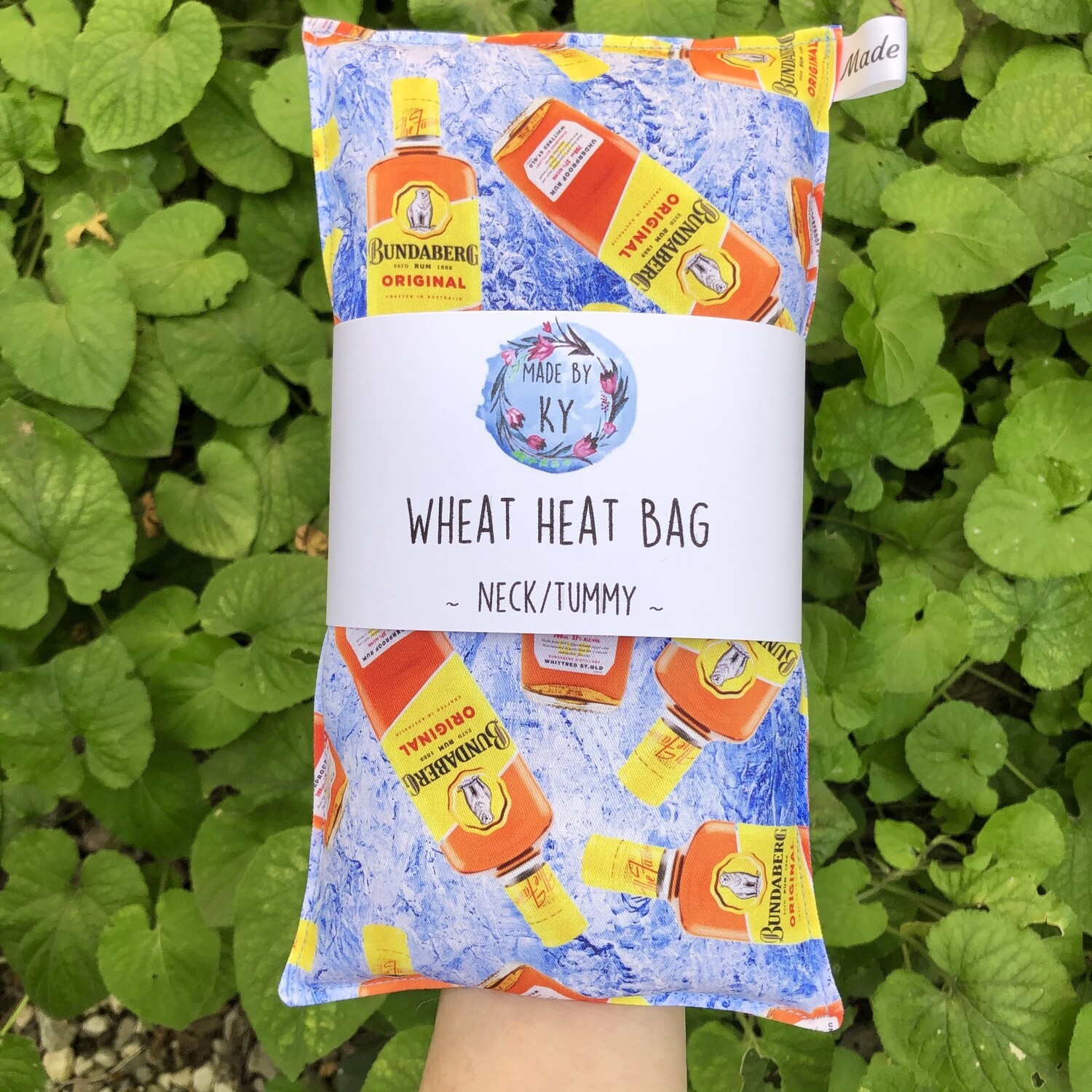 Rum Bottle - Wheat Heat Bag - Regular Size