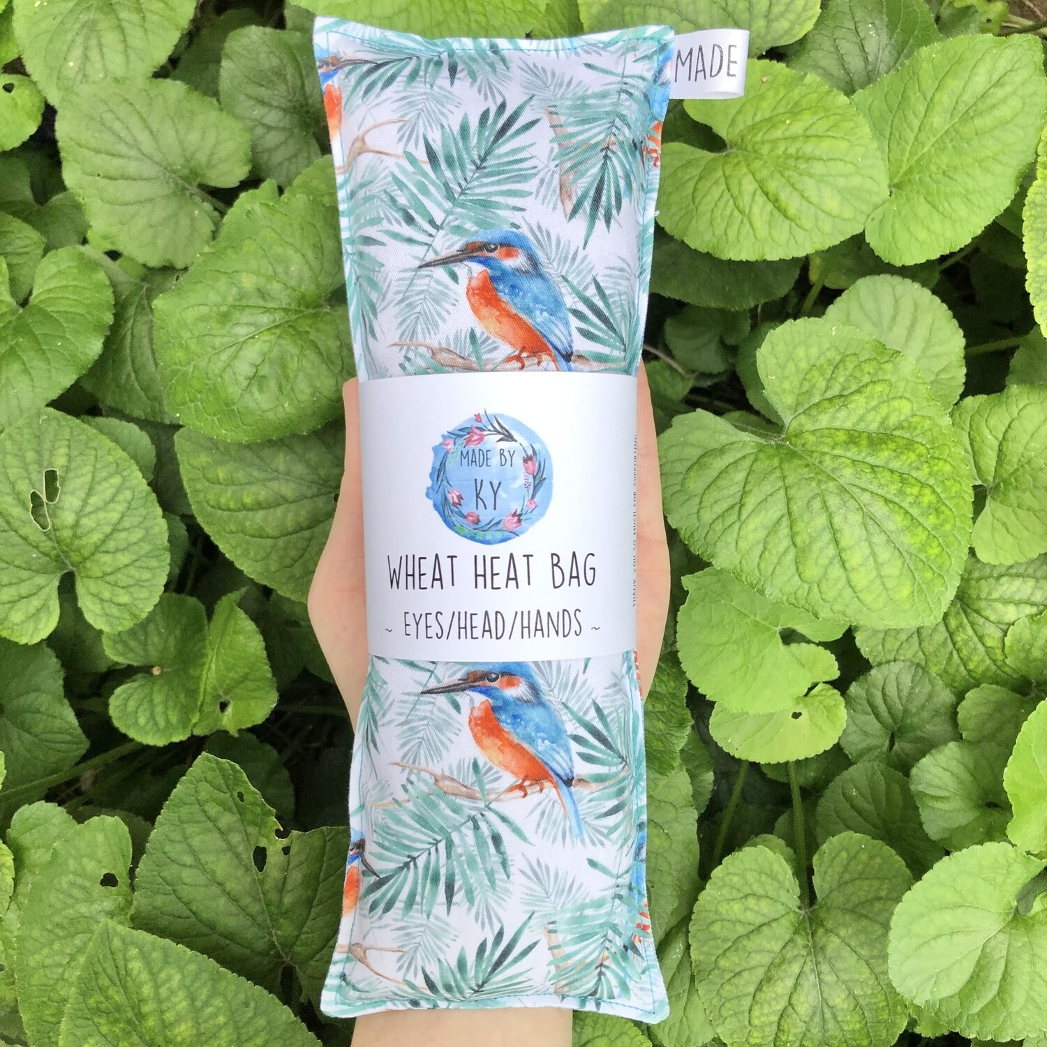 Tropical Kingfishers - Wheat Heat Bag - Mini Size