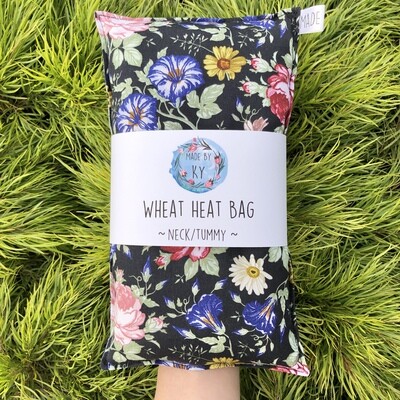 Vintage Flowers - Wheat Heat Bag - Regular Size