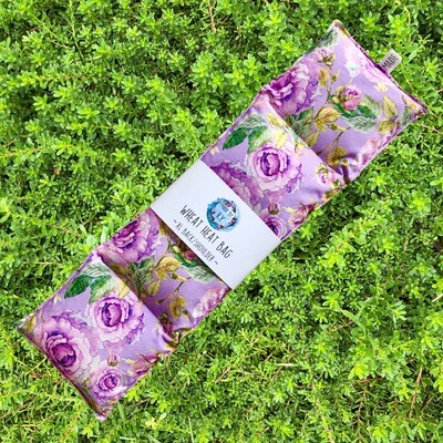 Pastel Purple Roses - Wheat Heat Bag - XL Size