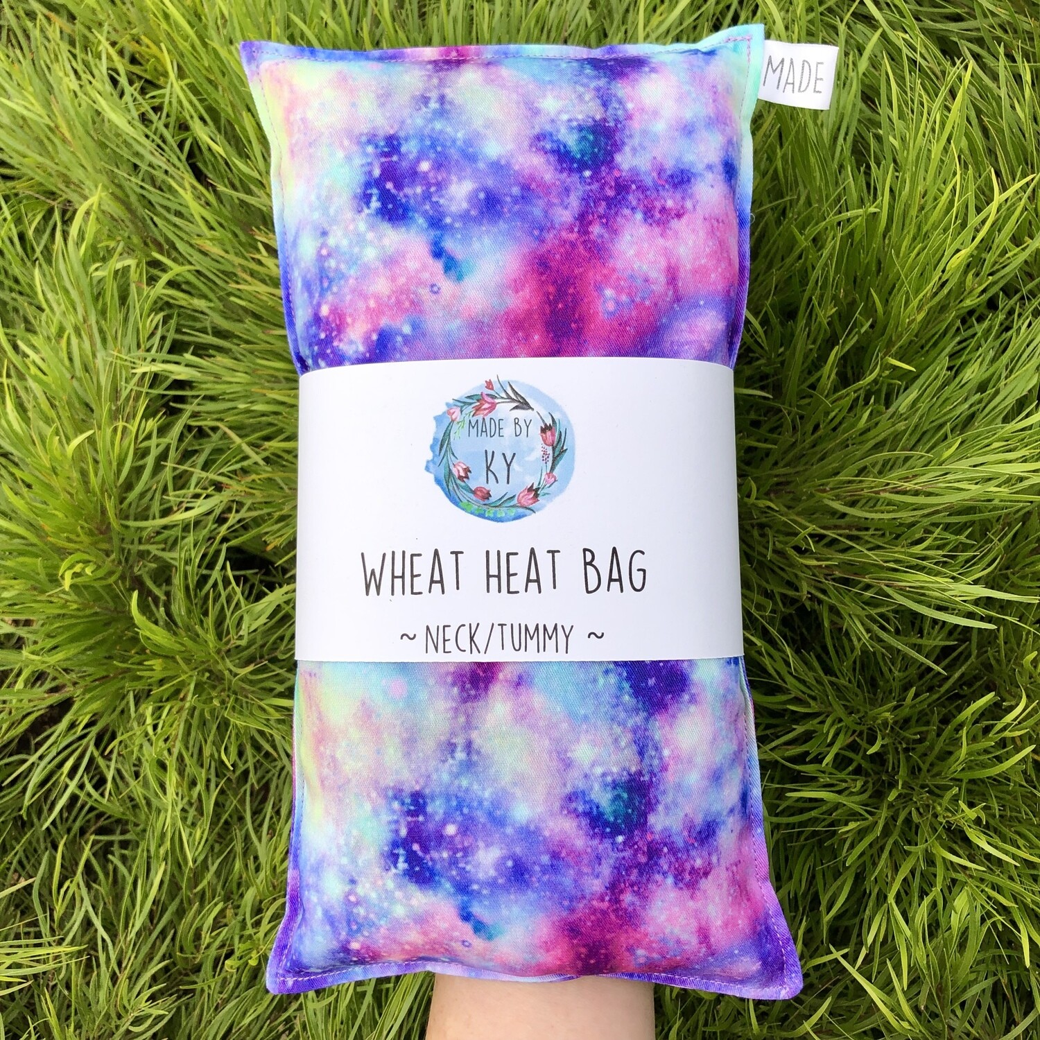 Watercolour Galaxy  - Wheat Heat Bag - Regular Size