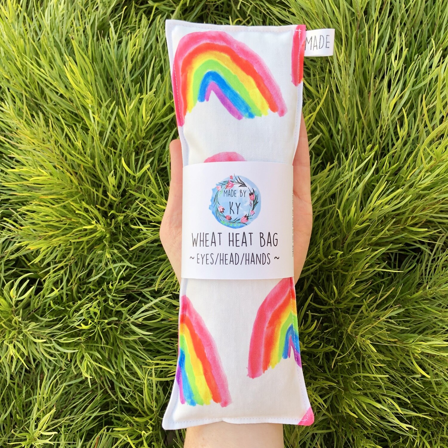 Happy Rainbows - Wheat Heat Bag - Mini Size