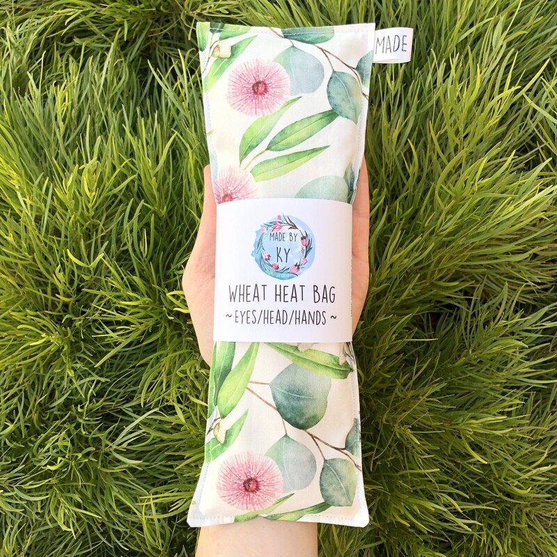 Flowering Eucalyptus - Wheat Heat Bag - Mini Size