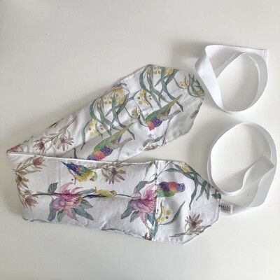Pretty Parrots - Wheat Heat Bag - Super Size with Ties