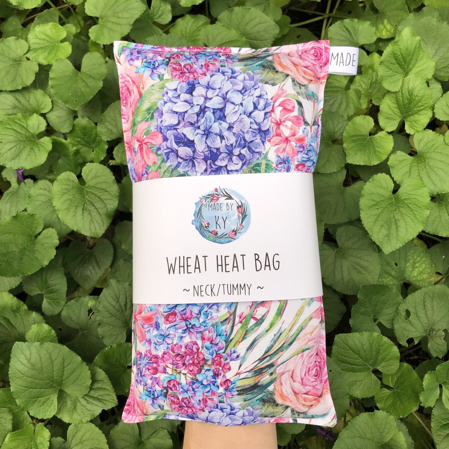 Hydrangeas & Roses - Wheat Heat Bag - Regular Size
