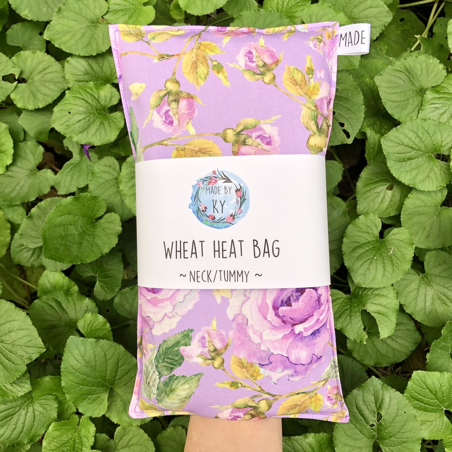 Pastel Purple Roses - Wheat Heat Bag - Regular Size