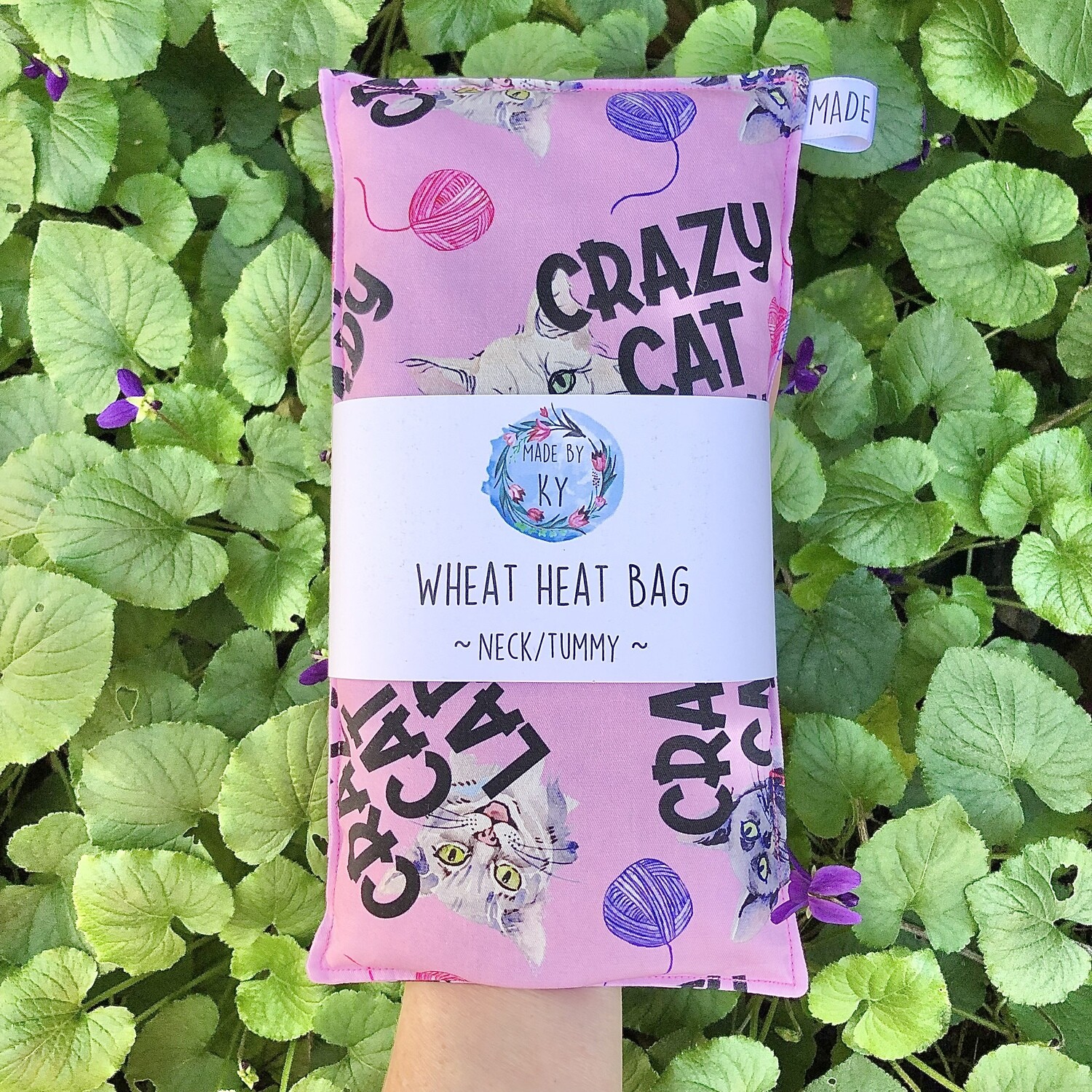 Crazy Cat Lady - Wheat Heat Bag - Regular Size