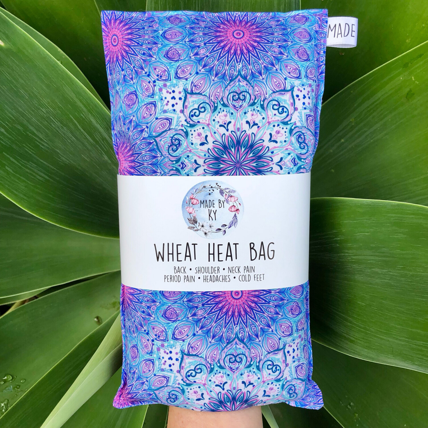 Pastel Mandalas - Wheat Heat Bag - Regular Size