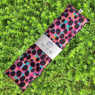 Neon Cheetah - Wheat Heat Bag - XL Size