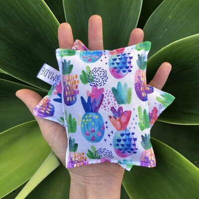Colourful Pineapples - Wheat Heat Bag - Tiny Size
