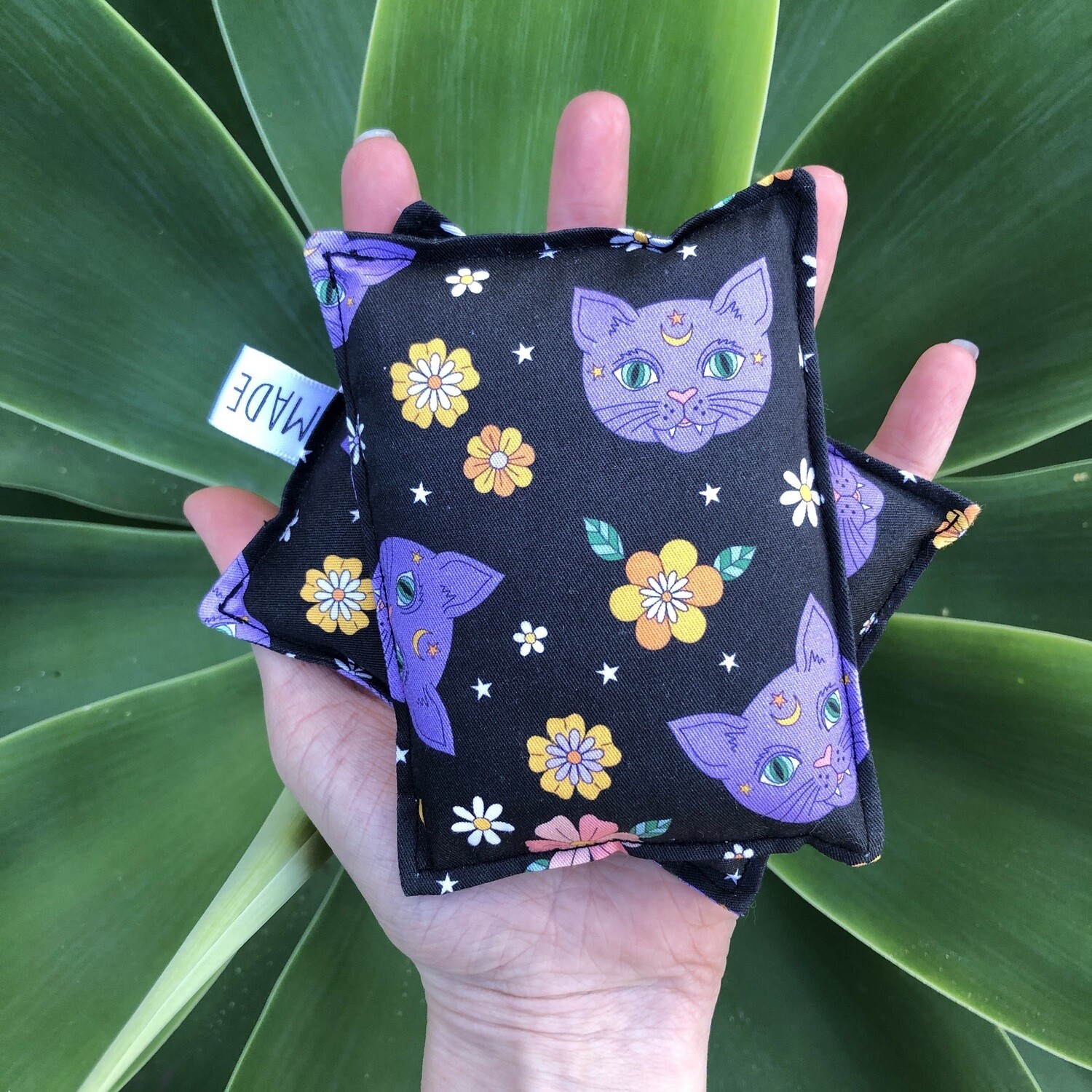 Mystical Kitties  - Wheat Heat Bag - Tiny Size