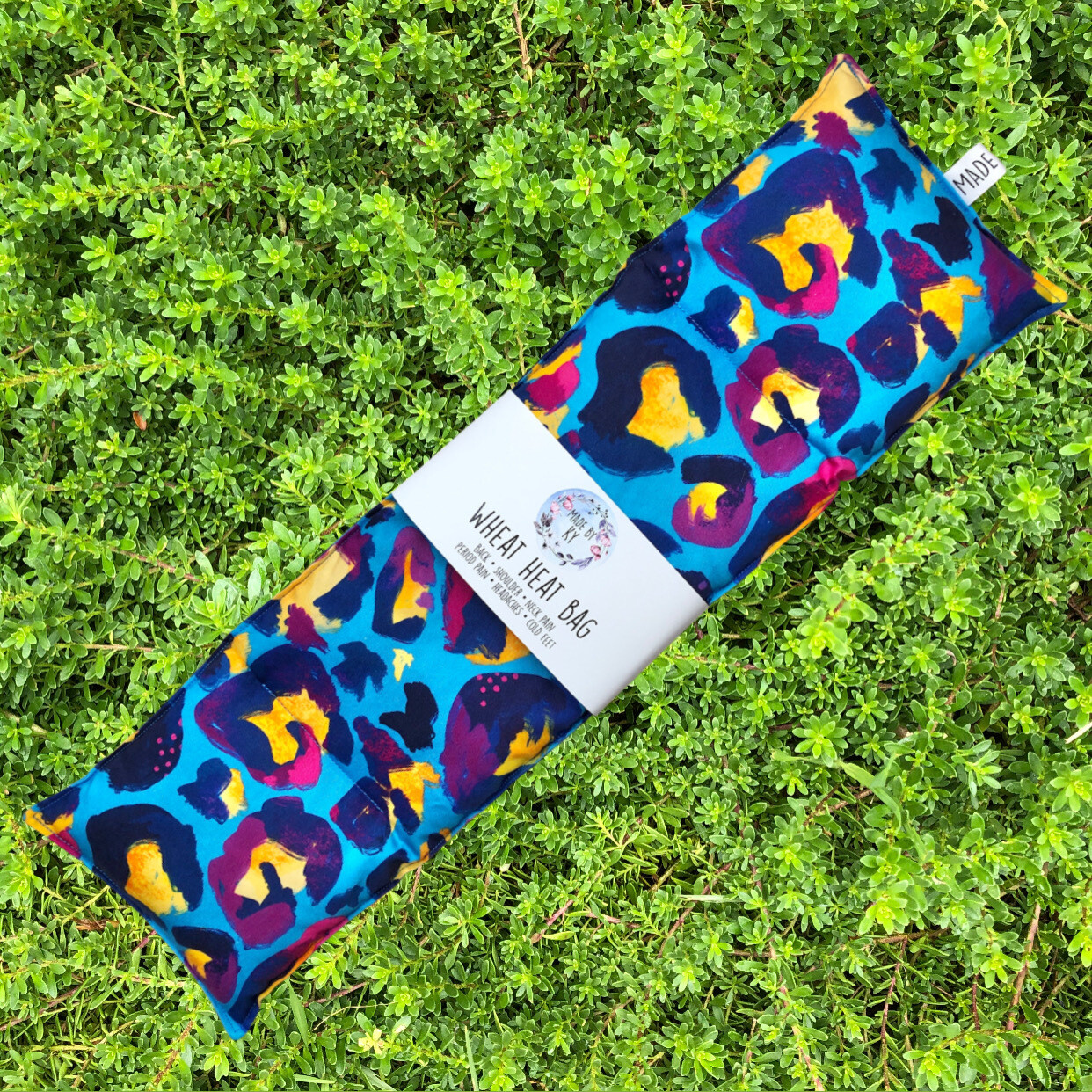 Electric Leopard - Wheat Heat Bag - XL Size