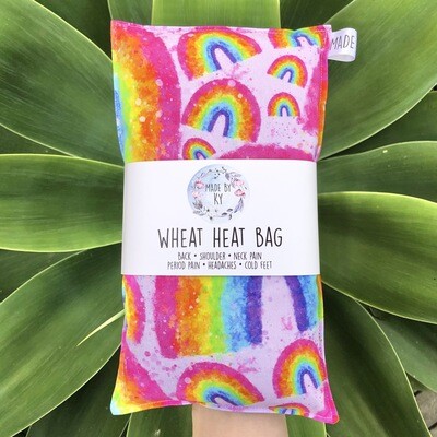 Rainbow Love - Wheat Heat Bag - Regular Size