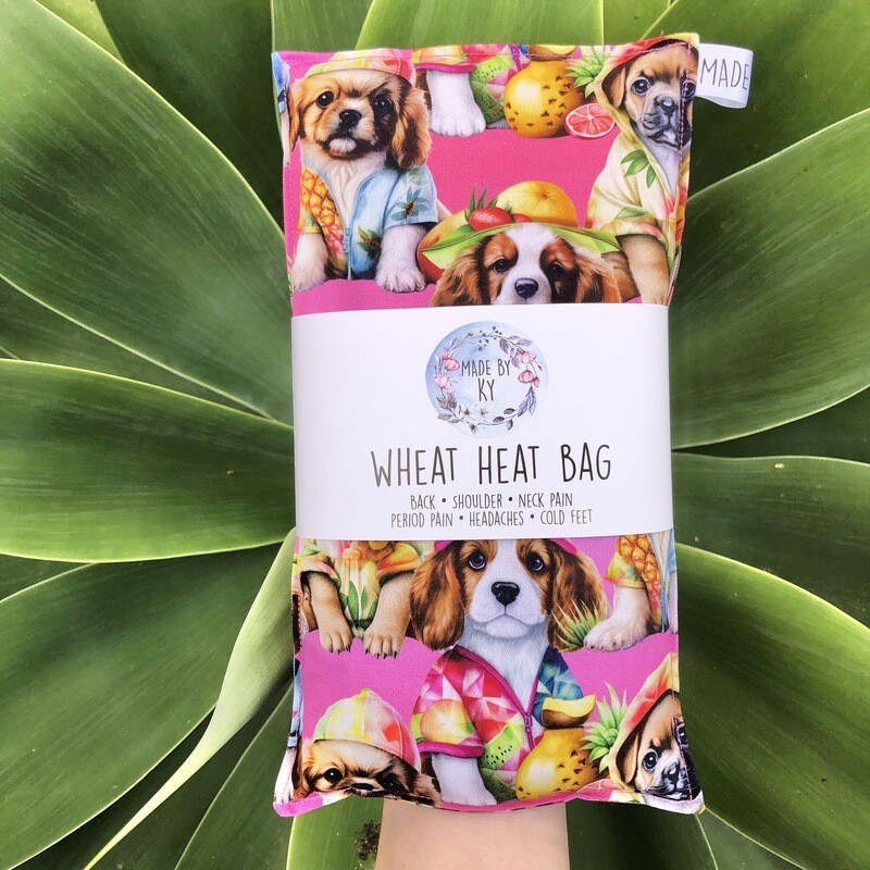 Summer Puppies - Wheat Heat Bag - Regular Size