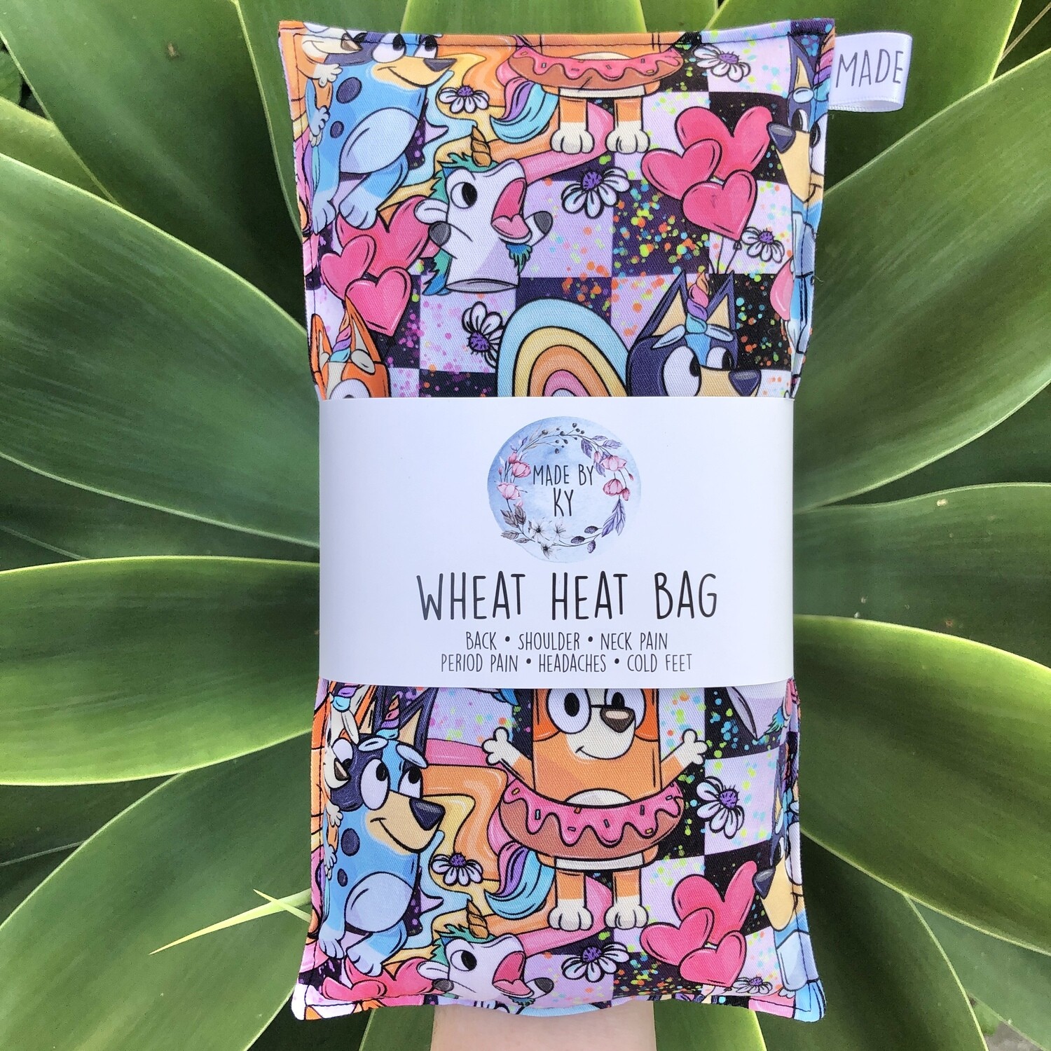 Retro Heelers - Wheat Heat Bag - Regular Size