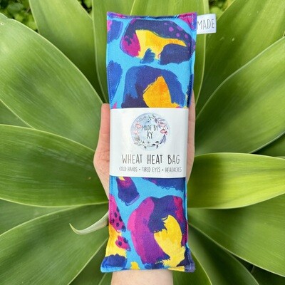 Electric Leopard - Wheat Heat Bag - Mini Size