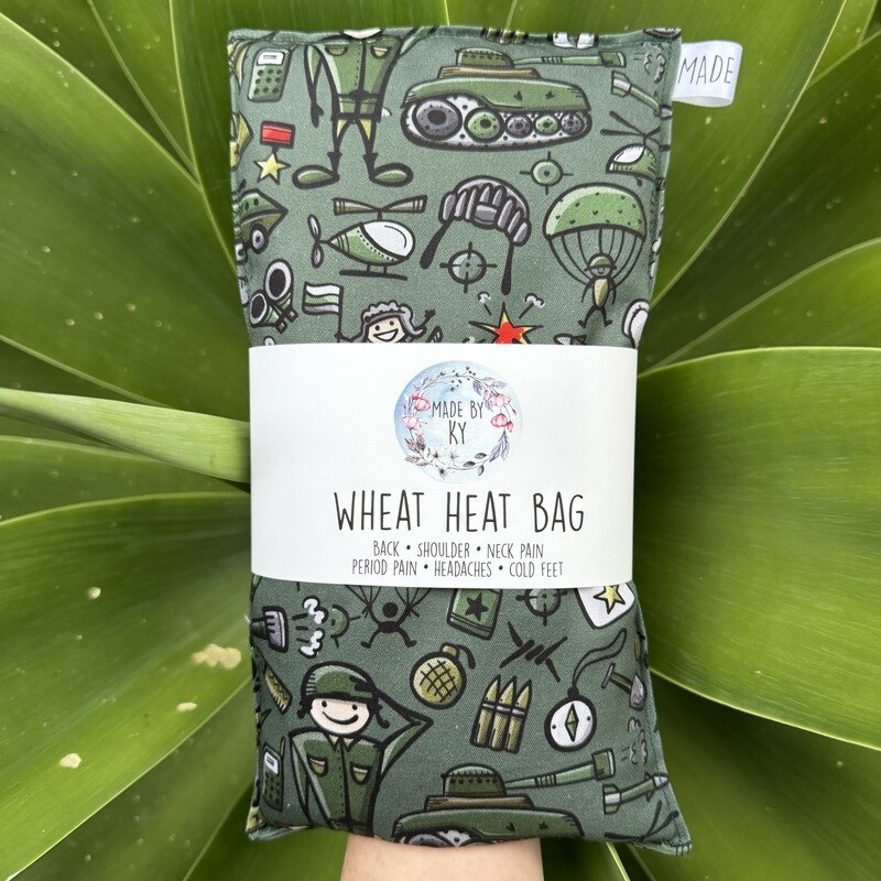 Army Men - Wheat Heat Bag - Regular Size