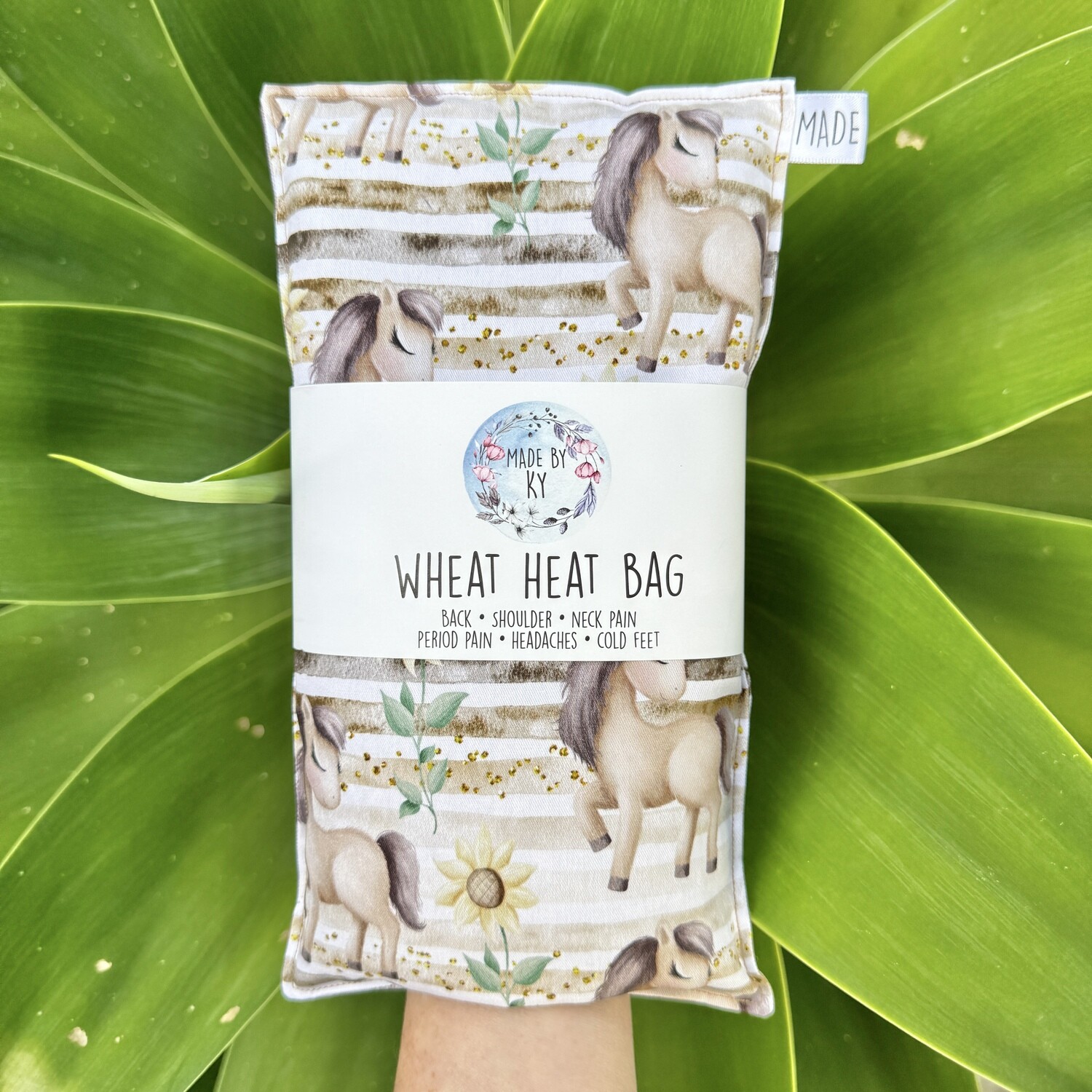 Cute Ponies - Wheat Heat Bag - Regular Size
