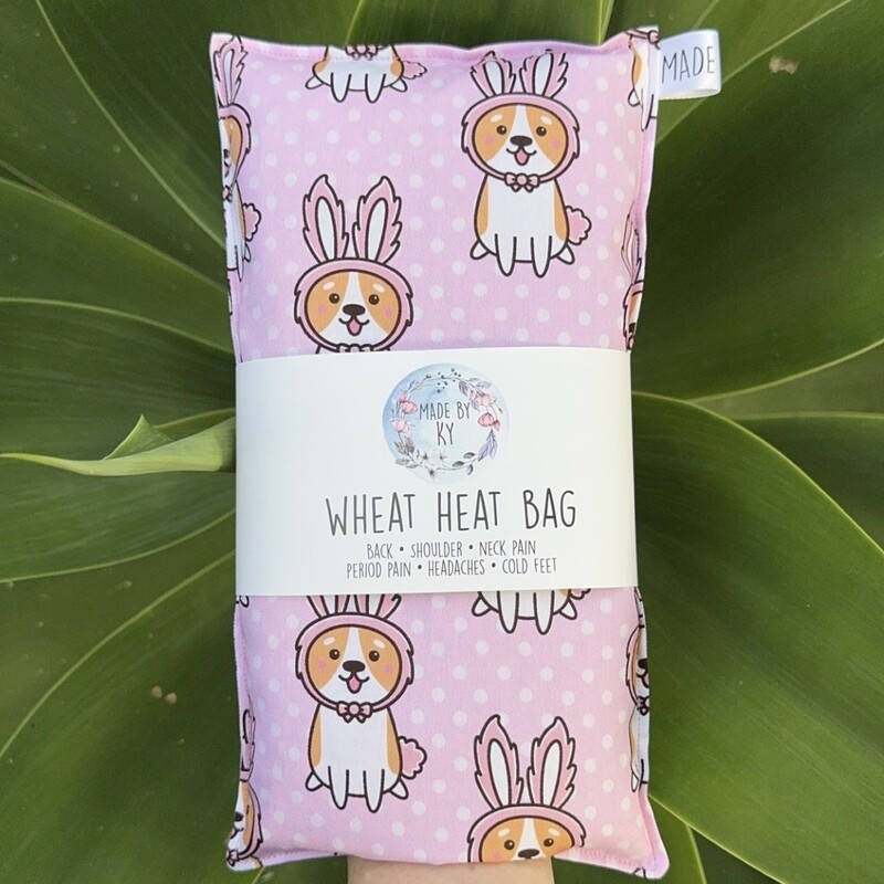 Corgi Bunnies - Wheat Heat Bag - Regular Size