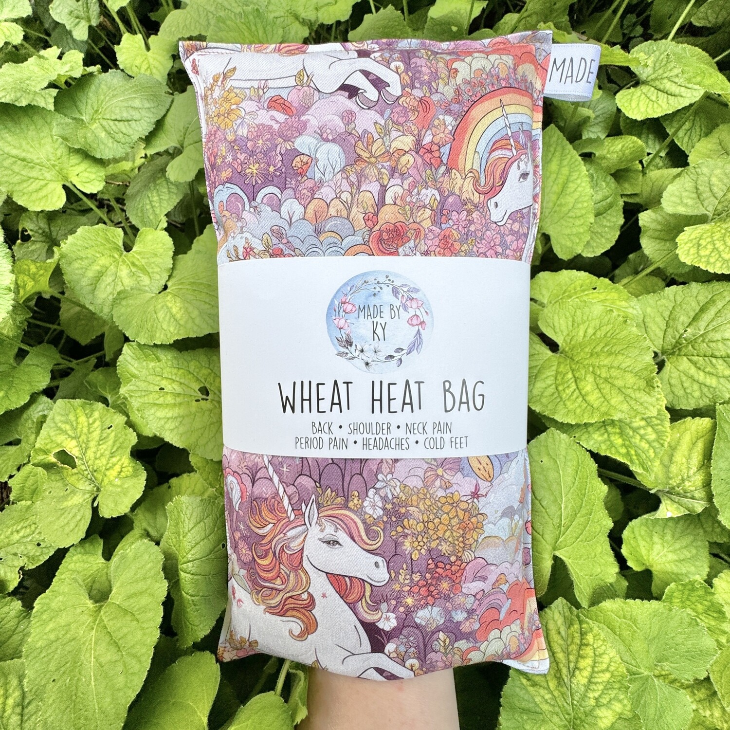 Whimsical Unicorns - Wheat Heat Bag - Regular Size