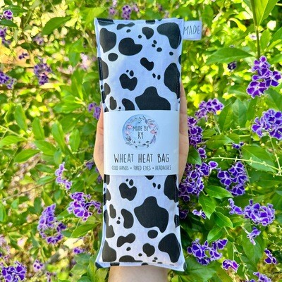 Cowhide - Wheat Heat Bag - Mini Size