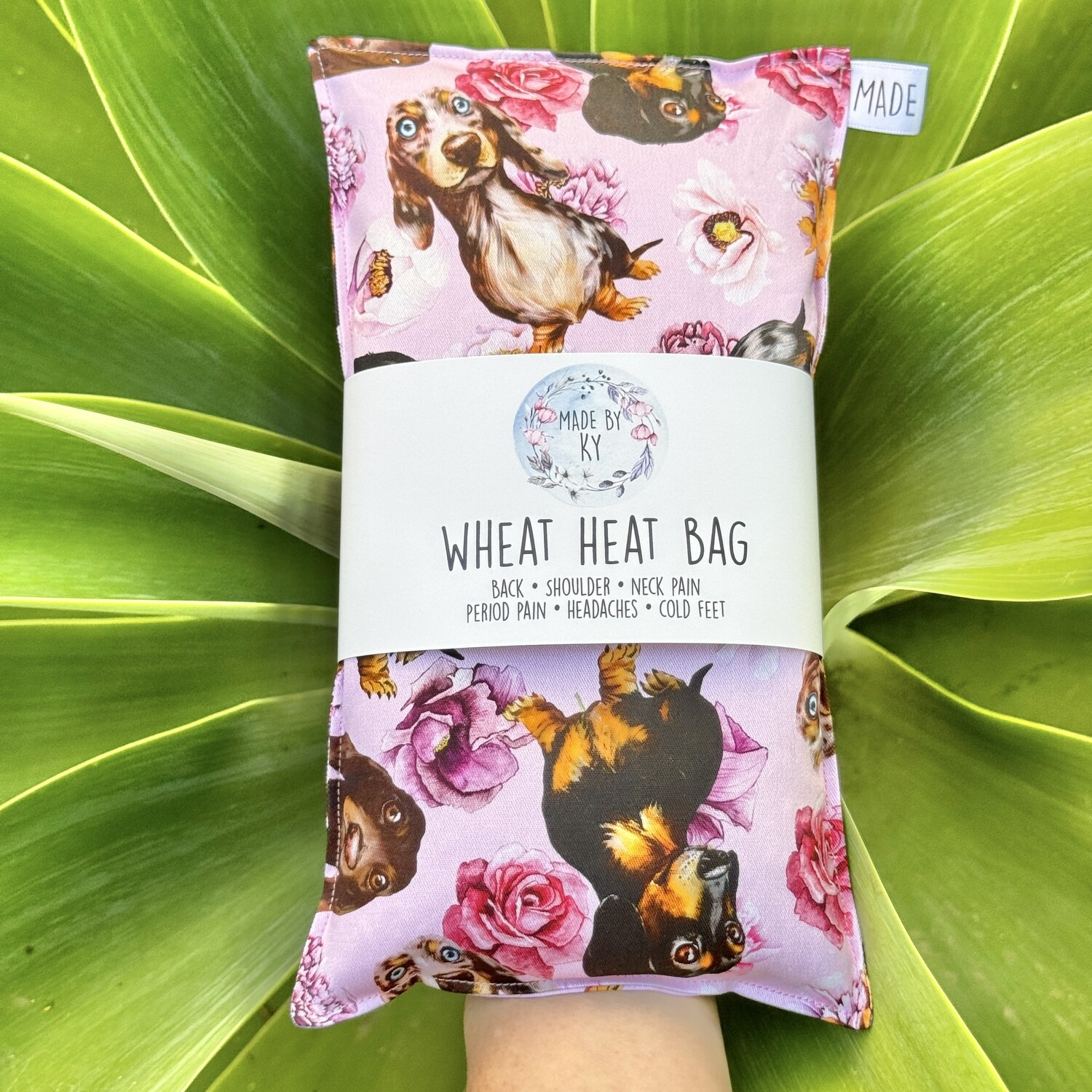 Pretty Dachshunds - Wheat Heat Bag - Regular Size