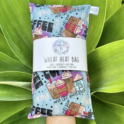 Swears - Fuelled by Coffee - Wheat Heat Bag - Regular Size