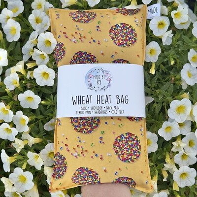 Chocolate Freckles Yellow - Wheat Heat Bag - Regular Size
