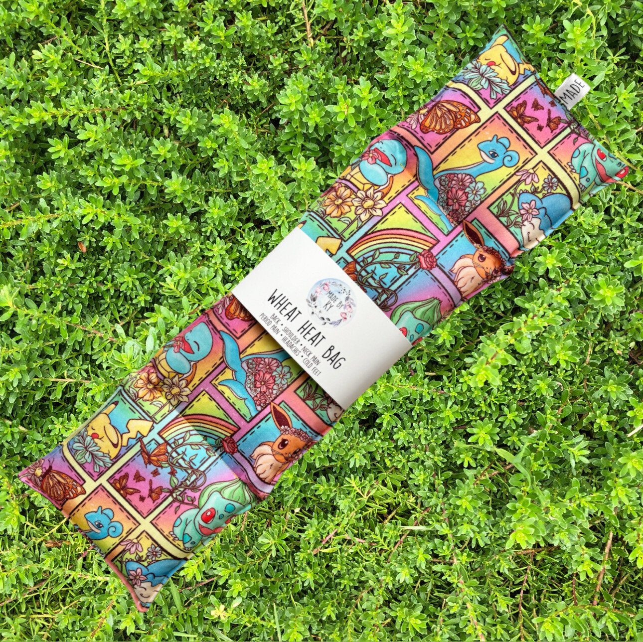 Rainbow Poke - Wheat Heat Bag - XL Size