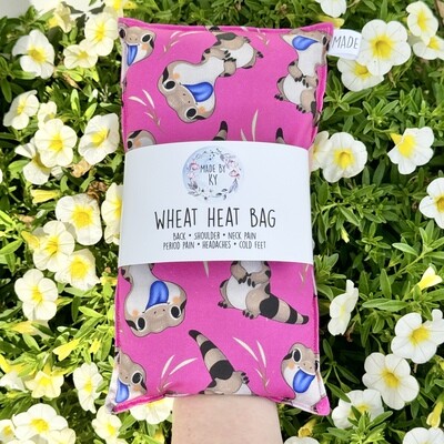 Cheeky Bluetongue’s - Wheat Heat Bag - Regular Size