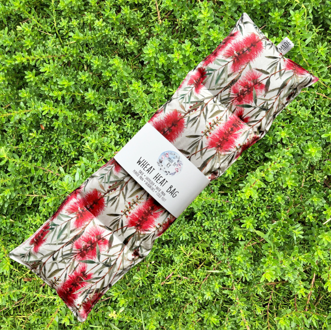 Callistemon White - Wheat Heat Bag - XL Size