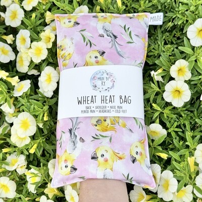 Cockatiels - Wheat Heat Bag - Regular Size