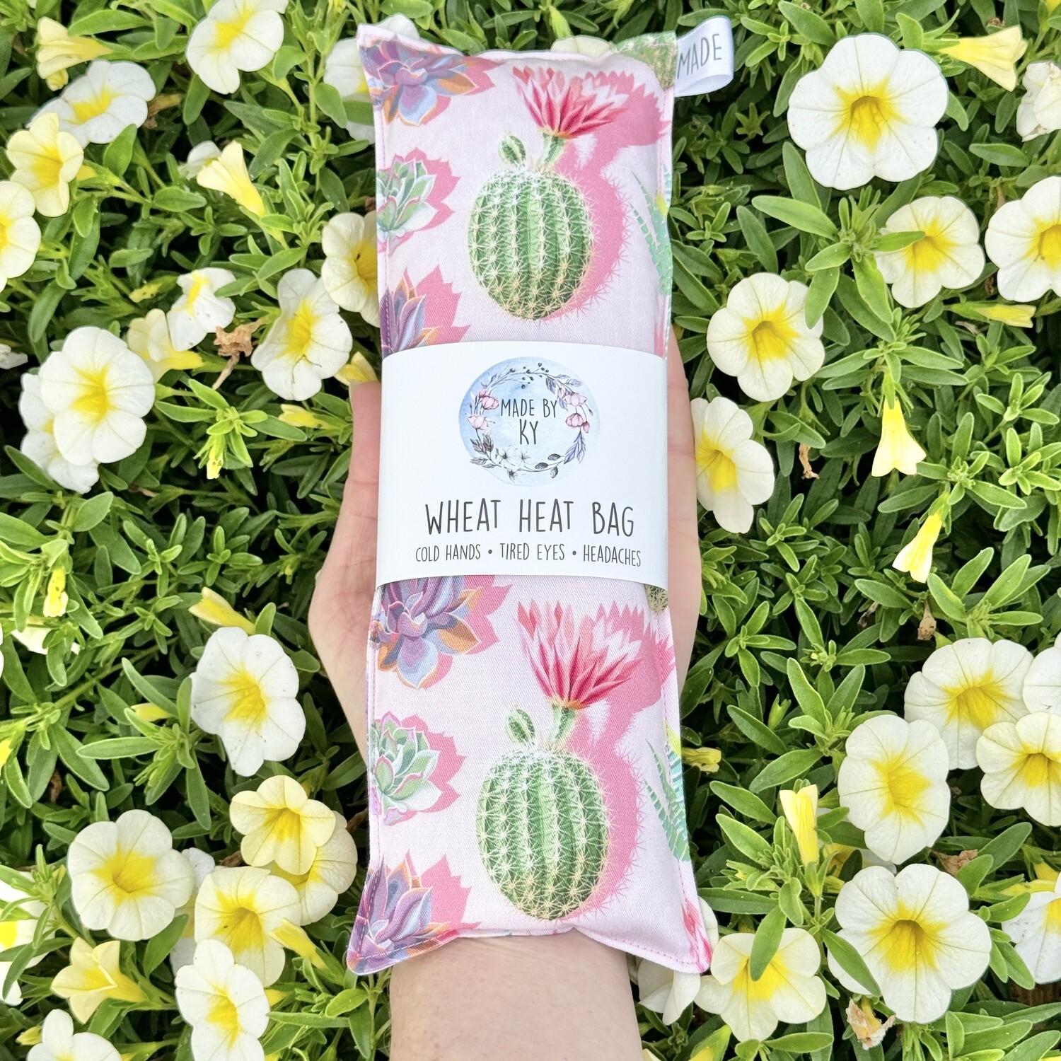 Cacti Garden - Wheat Heat Bag - Mini Size