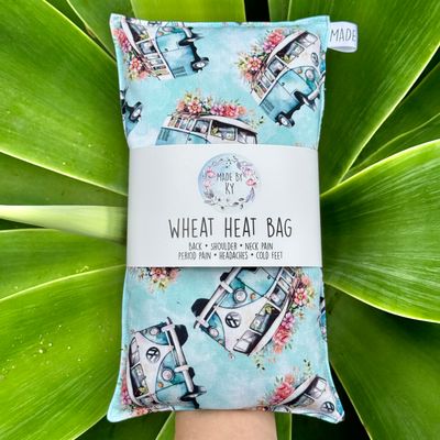 Kombi Vans Blue - Wheat Heat Bag - Regular Size