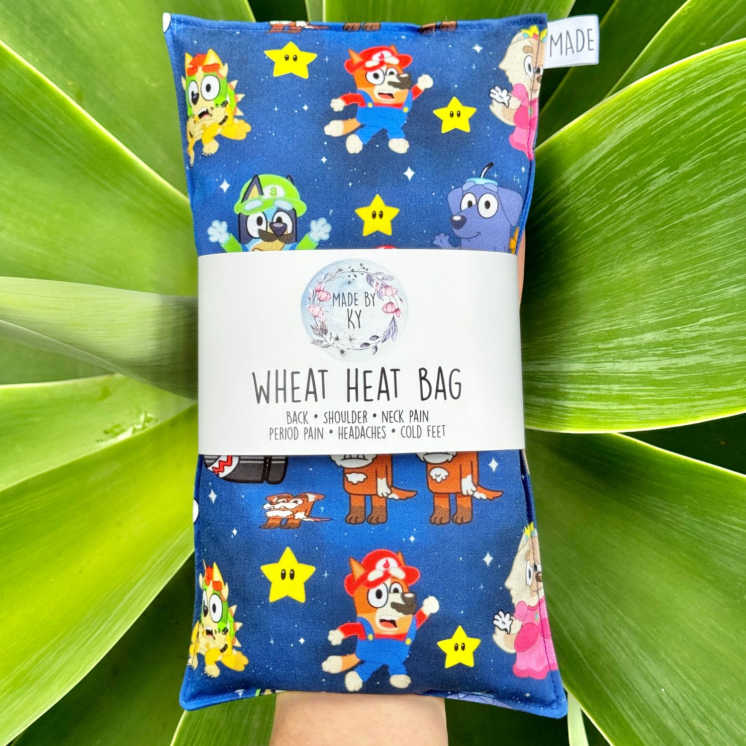 Plumber Heelers - Wheat Heat Bag - Regular Size