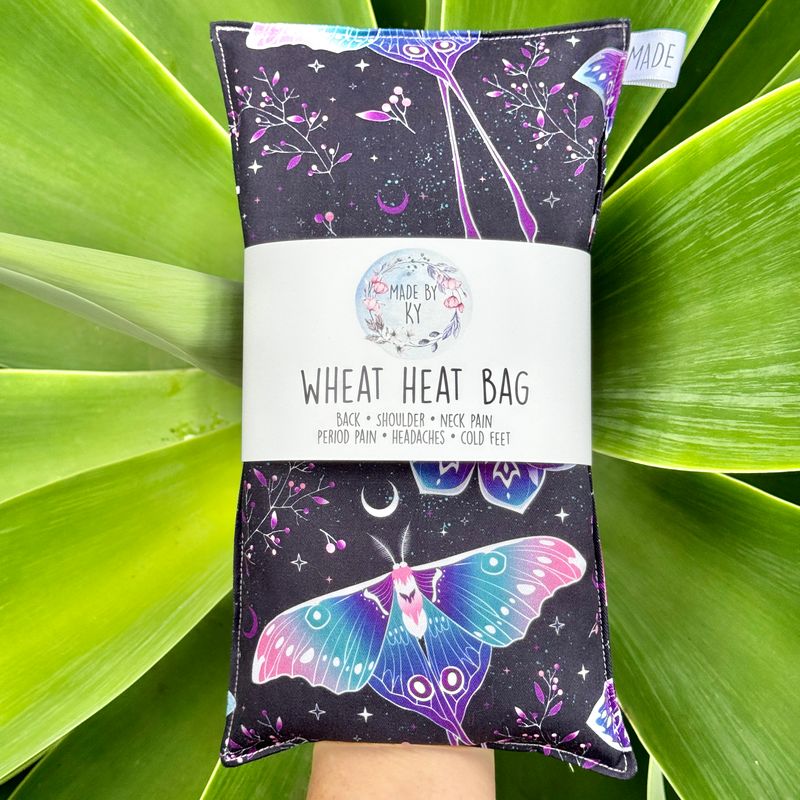 Luna Moths - Wheat Heat Bag - Regular Size
