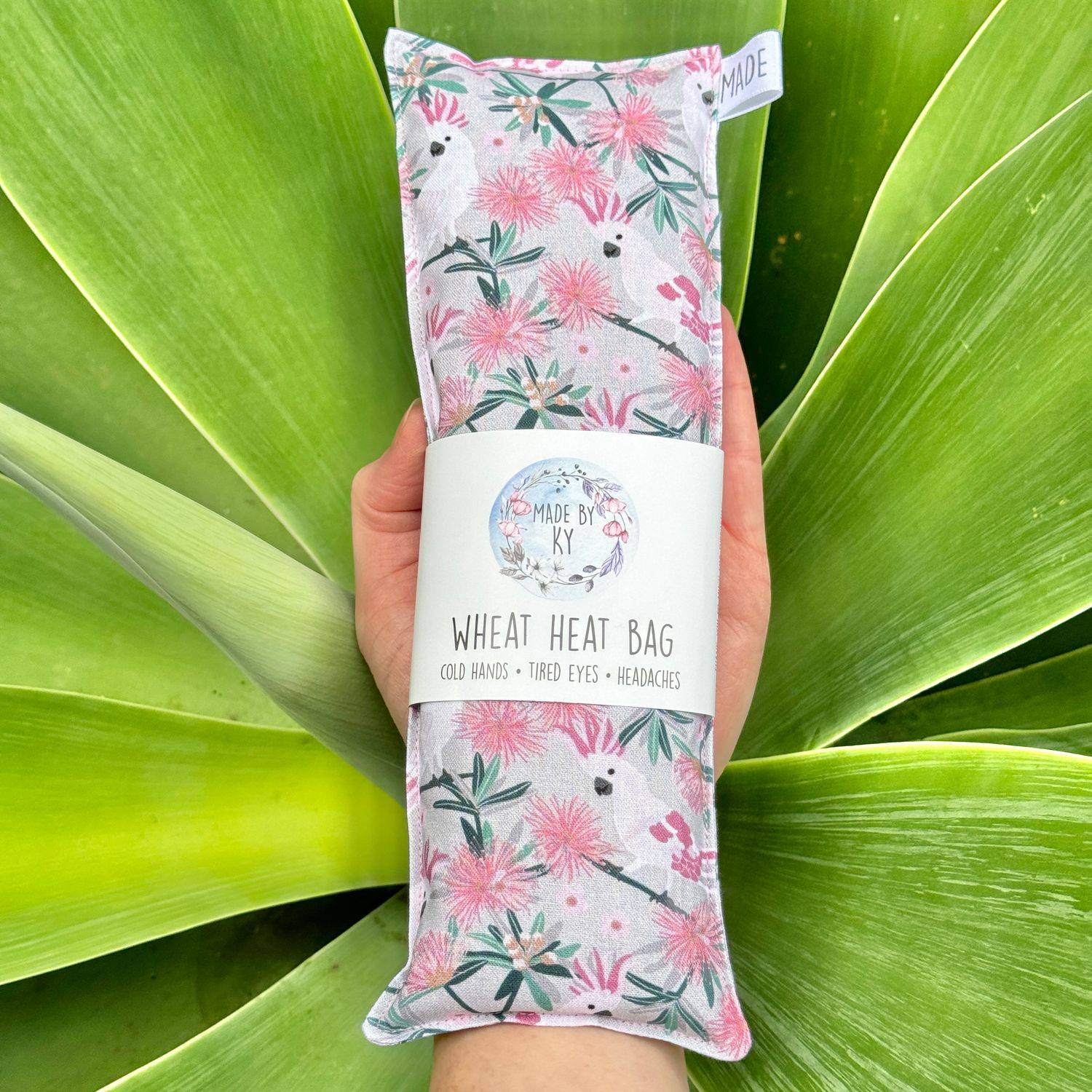 Cockatoos in the Trees - Wheat Heat Bag - Mini Size